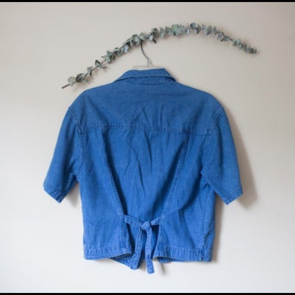 Vintage Animal Print Denim Shirt - Picture 4 of 4